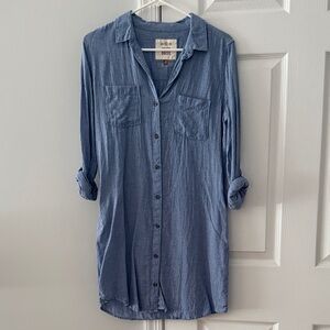 SO Denim Shirt Dress